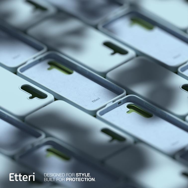 Etteri Silicone Mag kotelo Samsung Galaxy S25:lle vaaleansininen