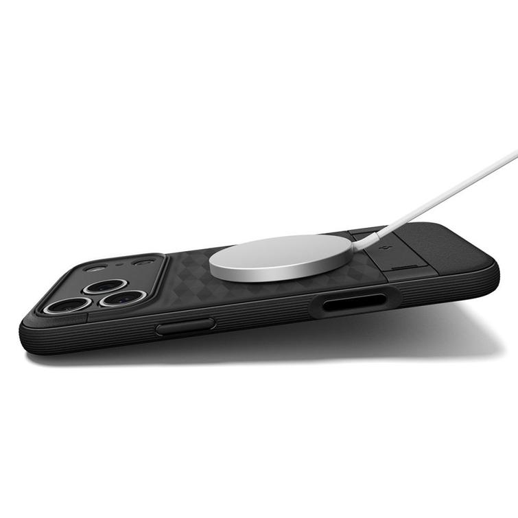 Spigen Parallax &rdquo;S&rdquo; Mag Magsafe -kotelo iPhone 17 Pro Maxille, mattamusta