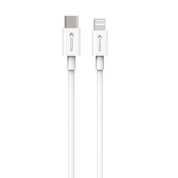 Comma-kaapeli Jub MFi USB-C - Lightning 3A 1,5m valkoinen