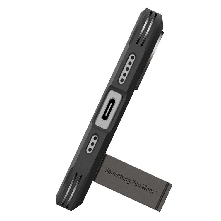 Spigen Tough Armor &rdquo;T&rdquo; Mag Magsafe -kotelo iPhone 17:lle, musta