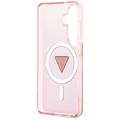 Guess case IML Gradient Triangle MagSafe for Samsung Galaxy S26 pink