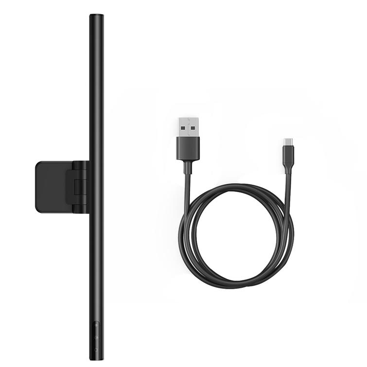 Baseus i-wok -sarjan USB-ep&auml;symmetrinen valonl&auml;hde, riippuvalaisin n&auml;yt&ouml;lle (nuoriso), musta