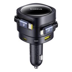 Baseus PD autolaturi 1x USB-C + USB-A -portti 90W musta