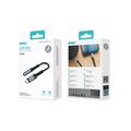 BWOO-sovitin AUX 3.5mm - USB-C musta BZ47