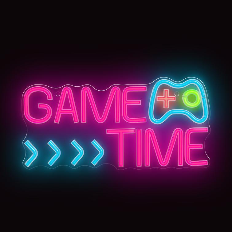 Forever Light Neon PLEXI LED GAME TIME multicolor FPNE34