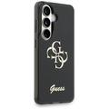 Guess case IML Big Metal 4G Script for Samsung Galaxy S26 black