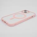 Satin Clear Mag -suojakuori iPhone 15 Pro Maxille 6,7" pinkki