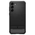 Spigen Rugged Armor -suojakuori Samsung Galaxy S23:lle mattamusta