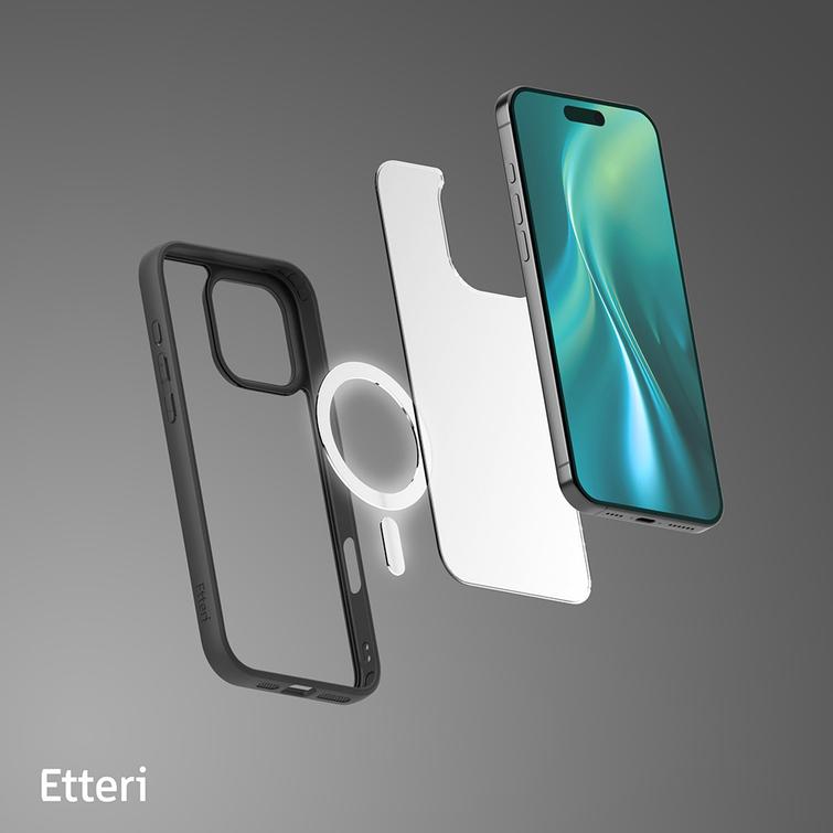 Etteri Matt Mag case for iPhone 16 Pro Max 6,9" black