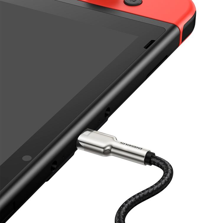 Baseus-kaapeli Cafule Metal PD USB-C - USB-C 2,0 m musta 100W