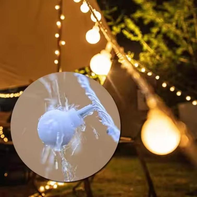 LED GARLAND 1,5M  (10 LED LAMPS) USB BALCONY BALLS WARM WHITE