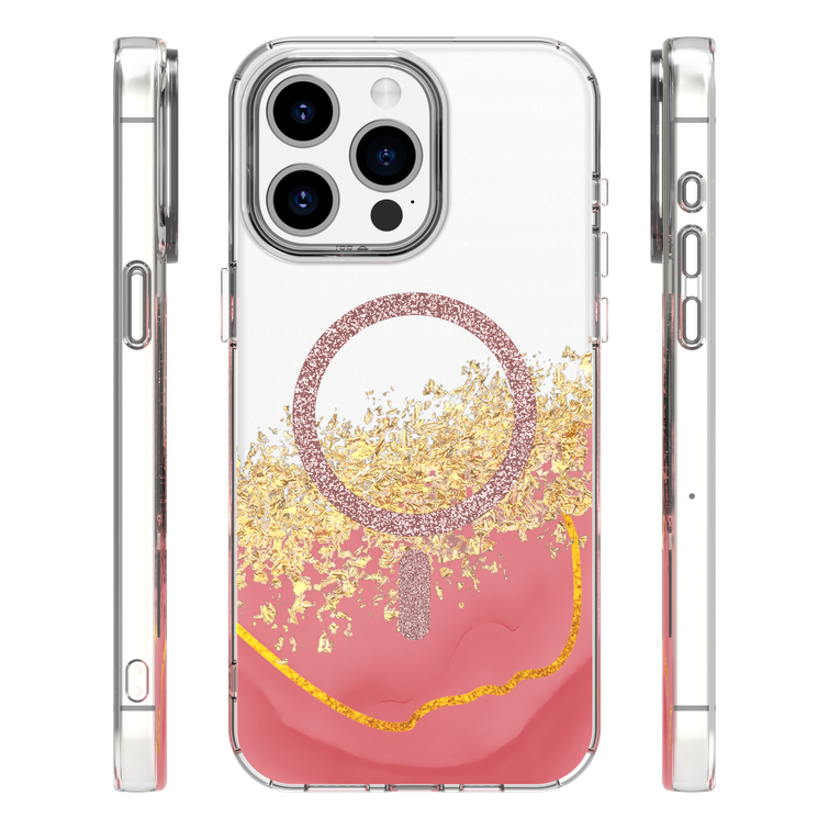 Epoxy Mag case for iPhone 15 Pro 6,1" pink