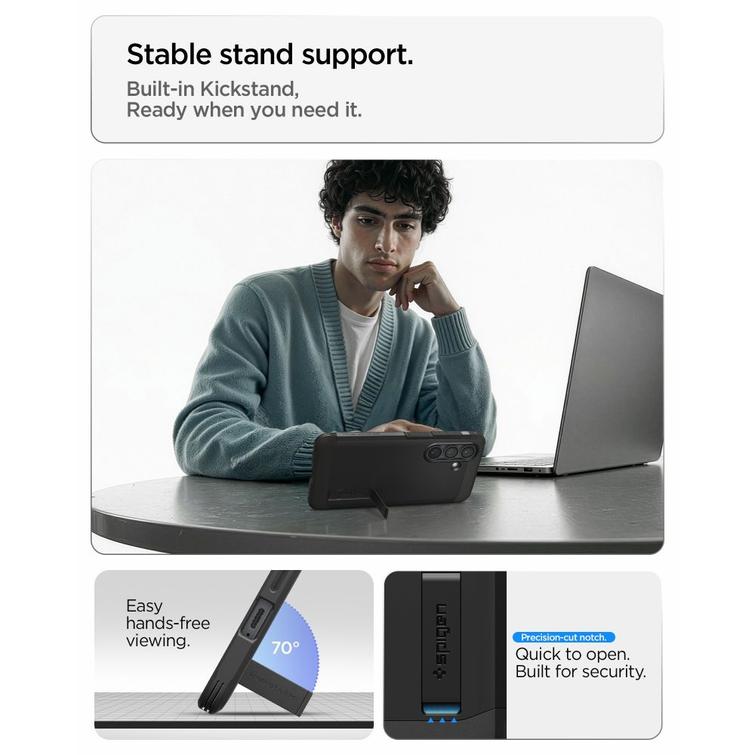 Spigen Tough Armor Mag MagSafe for Samsung Galaxy S26 black