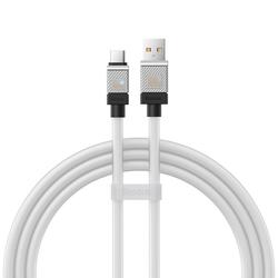 Baseus-kaapeli CoolPlay USB - USB-C 1m 100W valkoinen