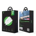 WALL CHARGER T-PHOX SPEEDY USB-C 20W/USB 18W PD QC + CABLE LIGHTNING 1M WHITE