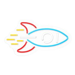 Neon PLEXI LED ROCKET monivärinen NNE18 Neolia