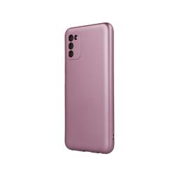 Metallinhohtoinen suojakuori Samsung Galaxy A25 5G:lle (maailmanlaajuinen), pinkki