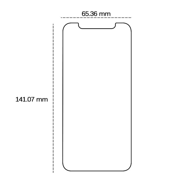 Karkaistu lasi 2,5D iPhone XR / 11:lle