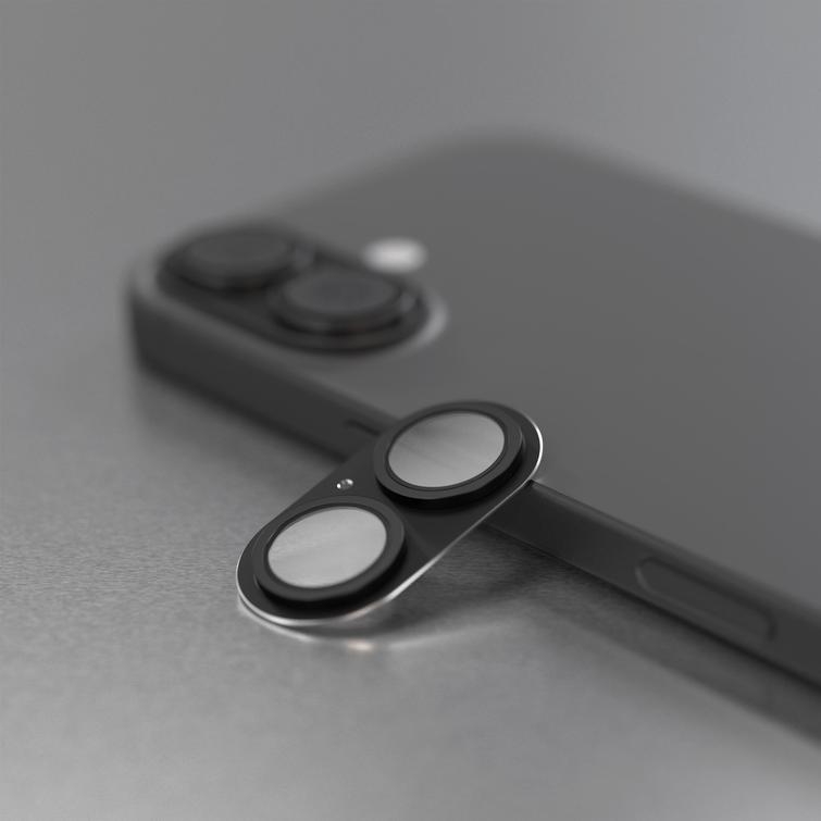 Etteri-kokonaissuoja iPhone 17:lle, musta