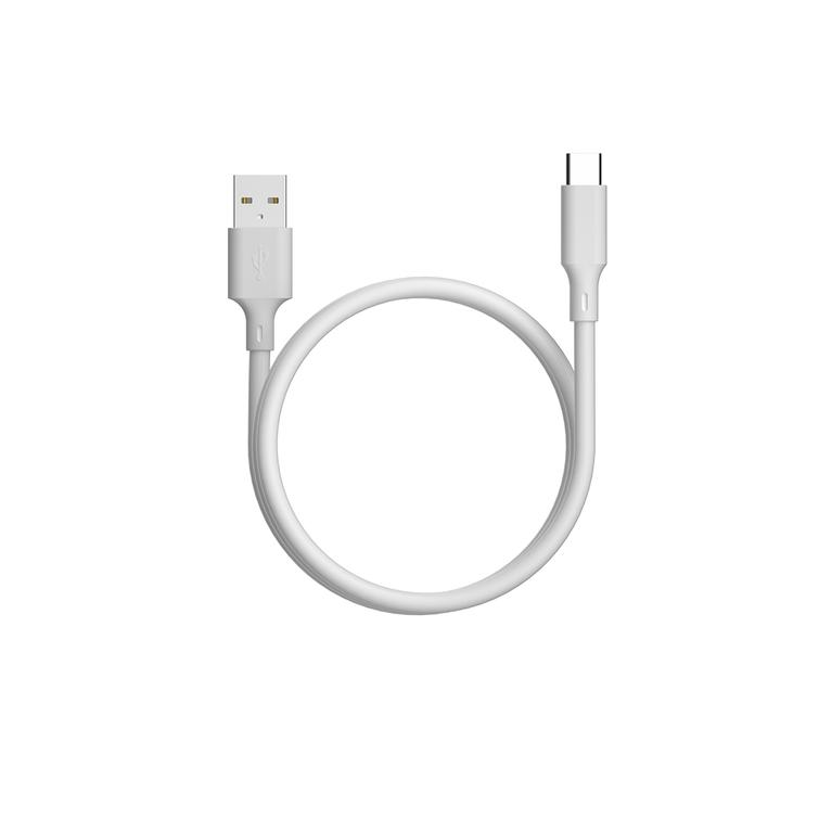 Forever kierr&auml;tyskaapeli USB-A - USB-C 1,5m 3A KR60-AC-00 valkoinen
