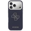 Guess HC PU FW RESIN LOGO SININEN suojakuori iPhone 17 Pro 6,3":lle