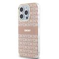 DKNY case for iPhone 15 Pro Max 6,7" DKHMP15XHRHSEP blue HC Magsafe pc tpu repeat texture pattern w stripe