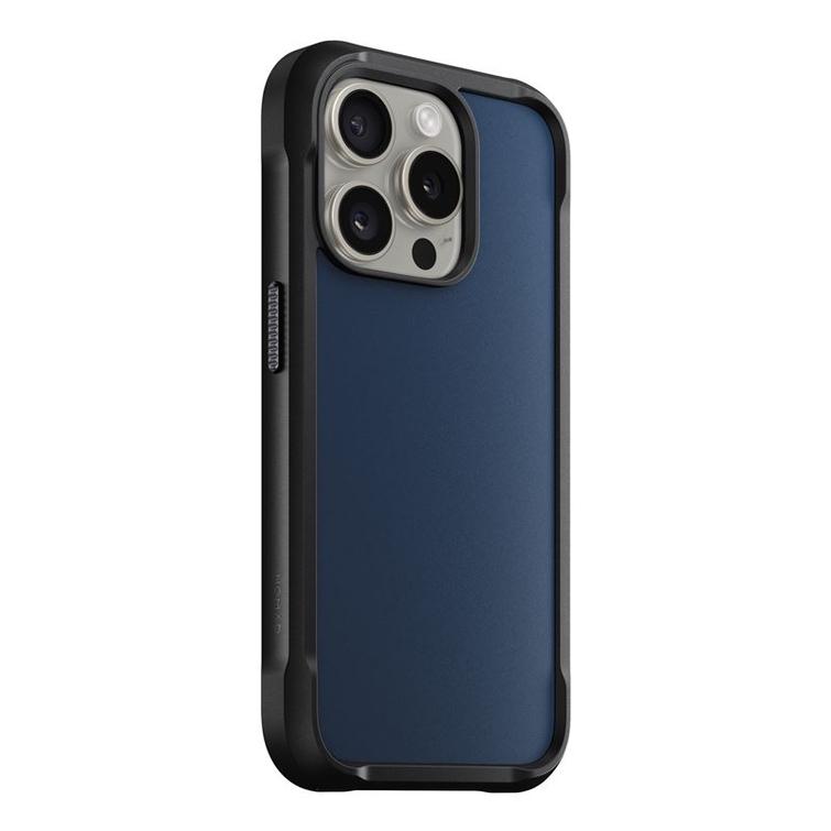Nomad Rugged -suojakuori iPhone 15 Pro 6,1":lle, Atlantinsininen