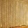 LED CURTAIN (100 LED LAMPS) 3Mx1M WARM WHITE
