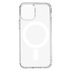 Iskunkest&auml;v&auml; 1,5 mm:n magneettikotelo iPhone 12 Mini 5,4":lle, l&auml;pin&auml;kyv&auml;, isolla rei&auml;ll&auml;