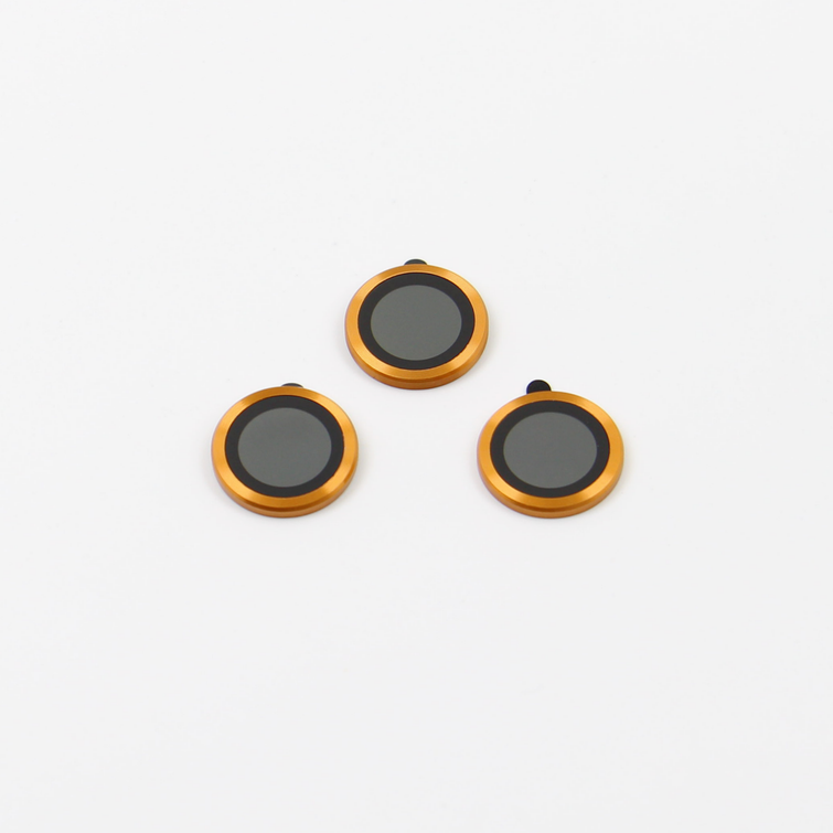 Set of lens glasses for iPhone 17 Pro Max orange
