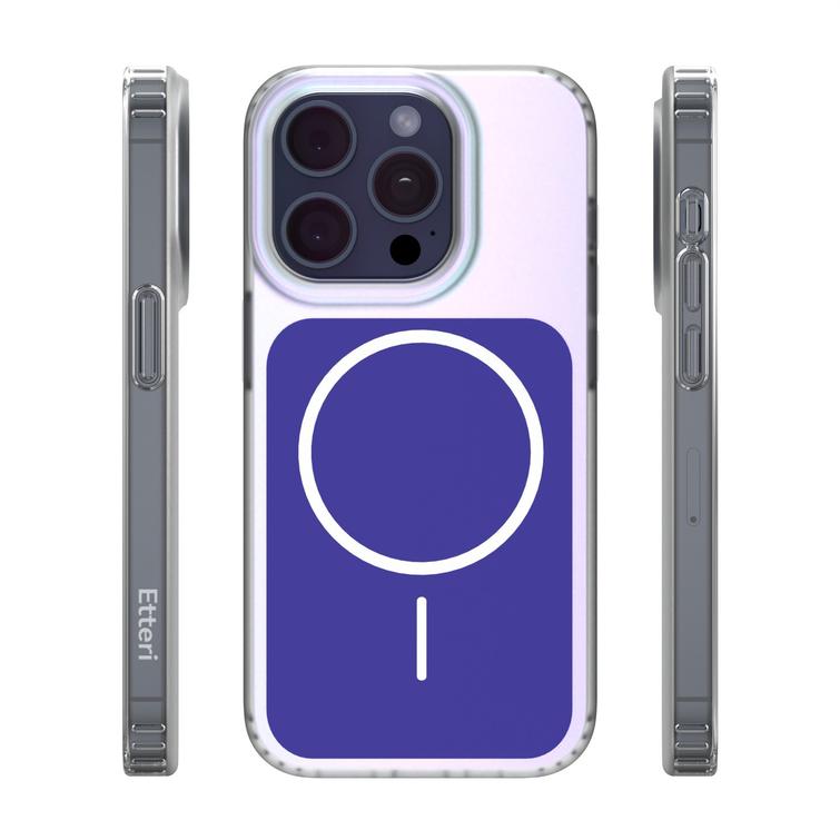 Etteri Hidden Pearl case for iPhone 15 Pro 6,1" dark blue