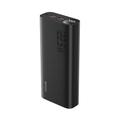 BWOO 22,5W 20000 mAh varavirtal&auml;hde LCD-n&auml;yt&ouml;ll&auml;, musta