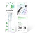 T-PHOX CABLE GENTLE USB-C/USB-C 60W 1M WHITE