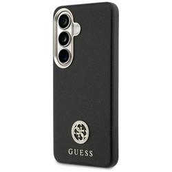 Guess case Rhinestone Round Logo MagSafe for Samsung Galaxy S26 black