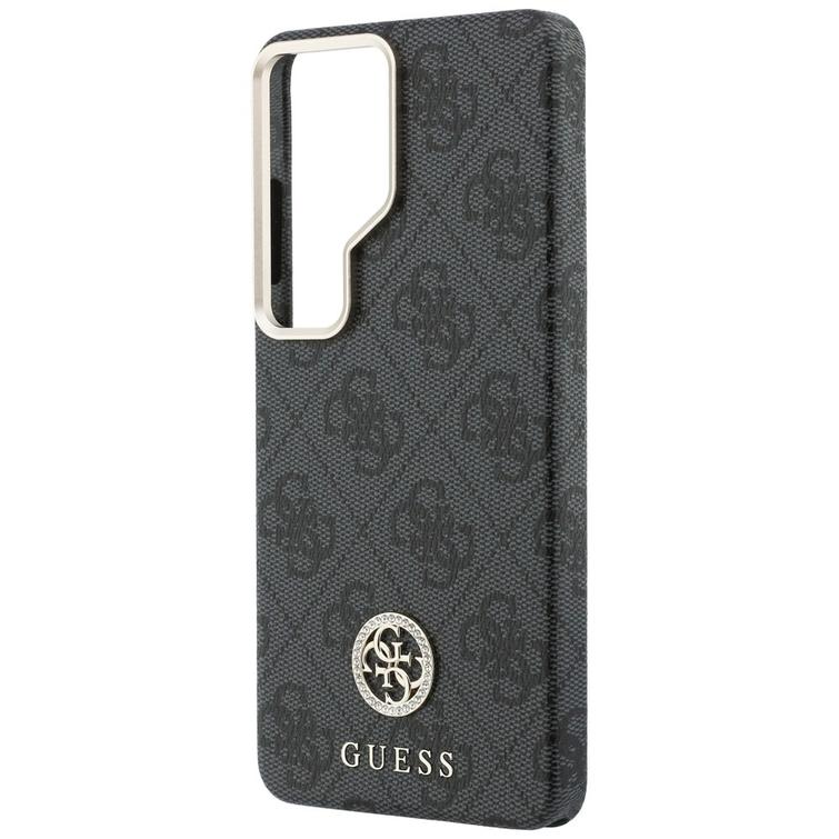 Guess case 4G Rhinestone Round Logo MagSafe for Samsung Galaxy S26 Ultra black