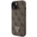 Guess case for iPhone 15 Plus 6,7" GUHCP15MP4TDSCPW brown hardcase Crossbody 4G Metal Logo
