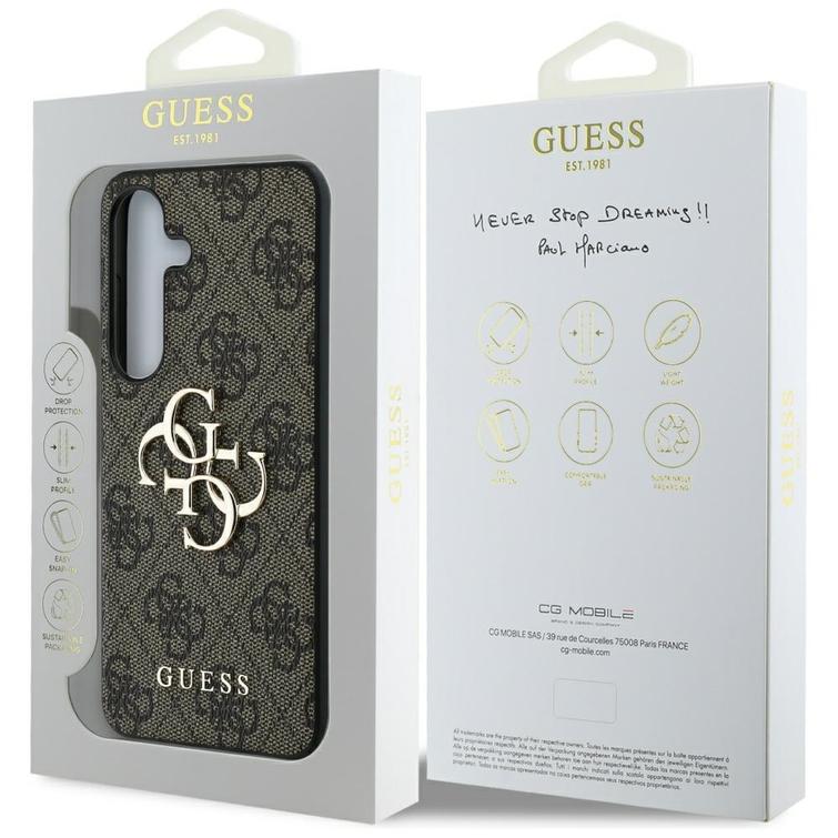 Etui Guess Big 4G Logo Classic Logo do&nbsp; &nbsp;Samsung Galaxy S25+ brązowy