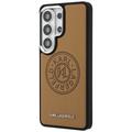 Karl Lagerfeld case Perforated KL MagSafe for Samsung Galaxy S26 Ultra brown