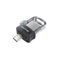 SanDisk-muistitikku 64 Gt USB 3.0 / USB 2.0 -kaksoisasema, 150 Mt/s