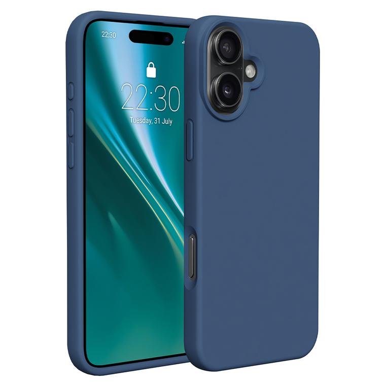 Etteri-silikonikotelo iPhone 16 6,1" -puhelimelle, tummansininen