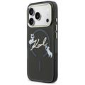 Karl Lagerfeld suojakuori iPhone 17 Pro 6,3" IML Choupettes Karl Script Logo MagSafe musta