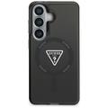 Guess case IML Gradient Triangle MagSafe for Samsung Galaxy S26 black
