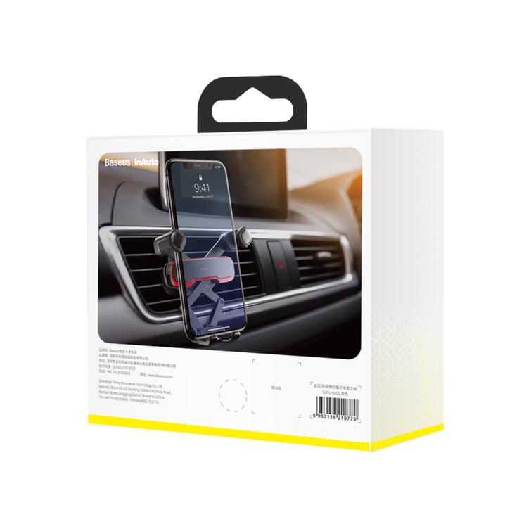 Baseus car holder Mr Hui black to the car grille