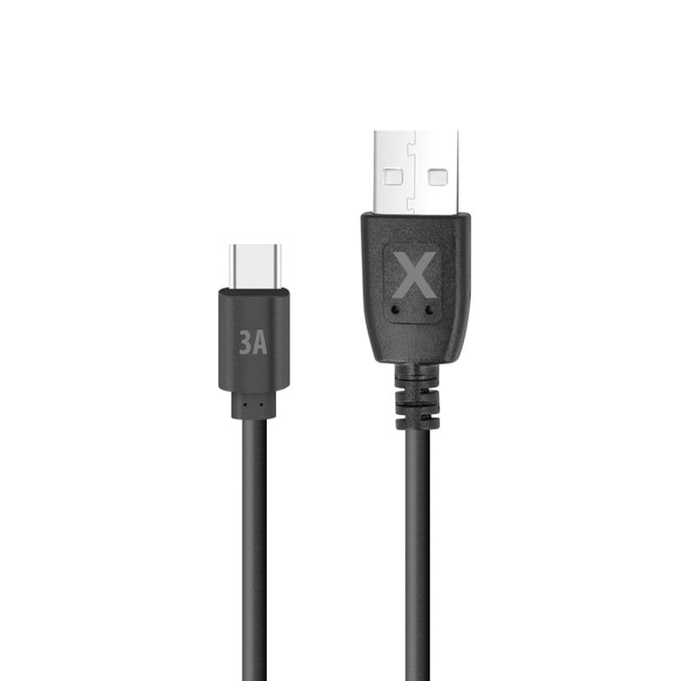 Maxlife cable USB - USB-C 1,5 m 3A black