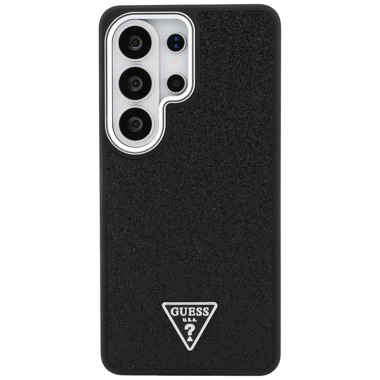 Guess case Fixed Glitter Triangle MagSafe for Samsung Galaxy S26 Ultra black