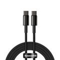 Baseus-kaapeli Tungsten PD USB-C - USB-C 2,0 m musta 100W