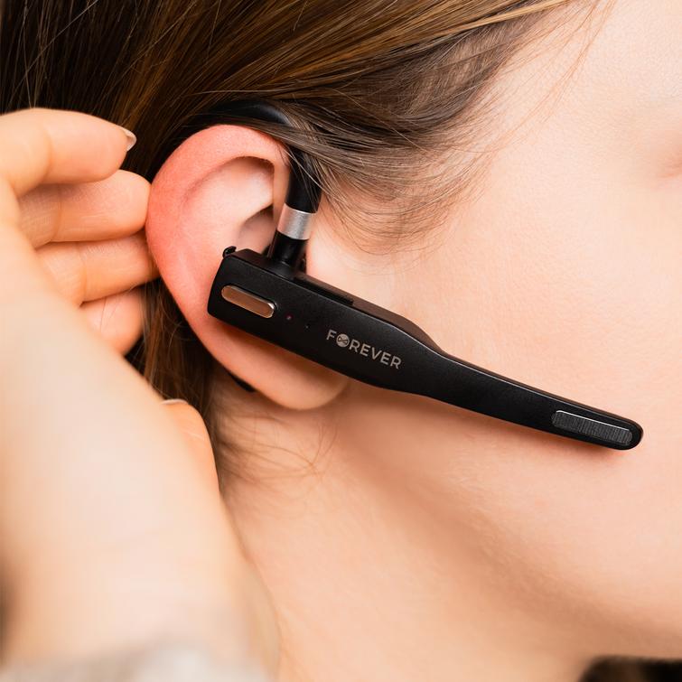 Forever BH-100 langattomat kuulokkeet latauskotelolla, musta