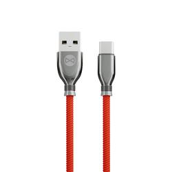 Forever Tornado -kaapeli USB - USB-C 1,0 m 3A punainen