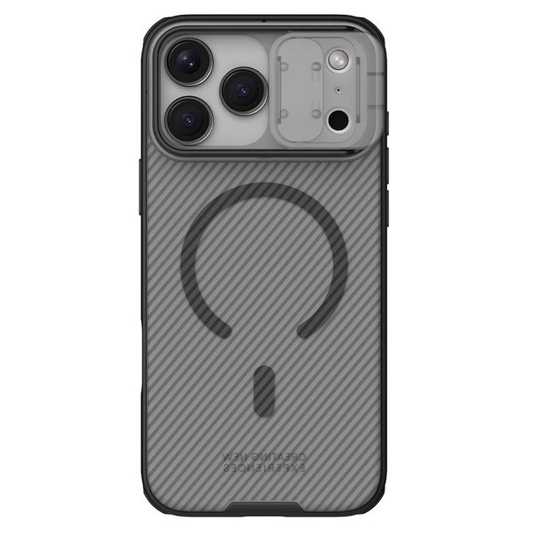 NILLKIN CAMSHIELD PRO MAGNETIC IPHONE 17 PRO MAX / IPHONE 18 PRO MAX, L&Auml;PIN&Auml;KYV&Auml; MUSTA