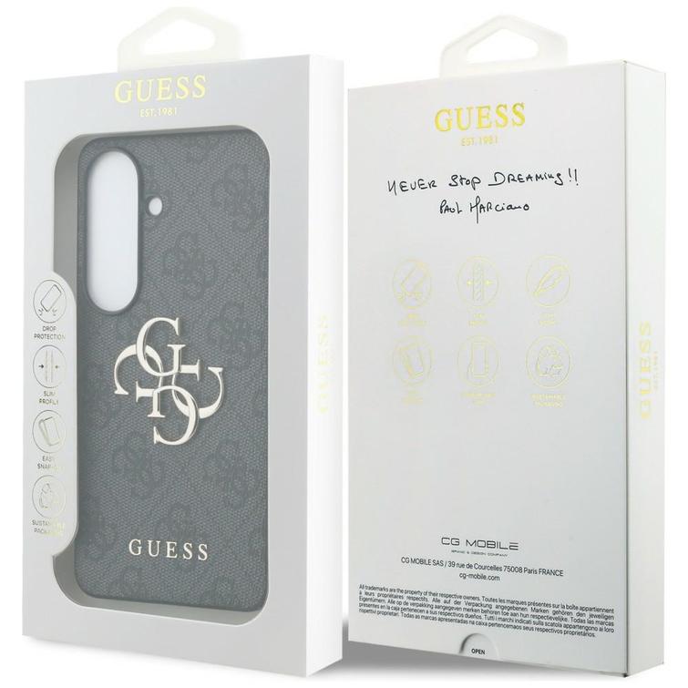 Guess case 4G Big Metal Logo for Samsung Galaxy S26 Plus black